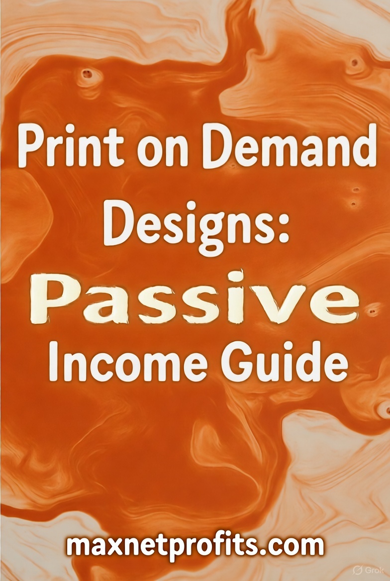 Print on Demand Designs: Passive Income Guide